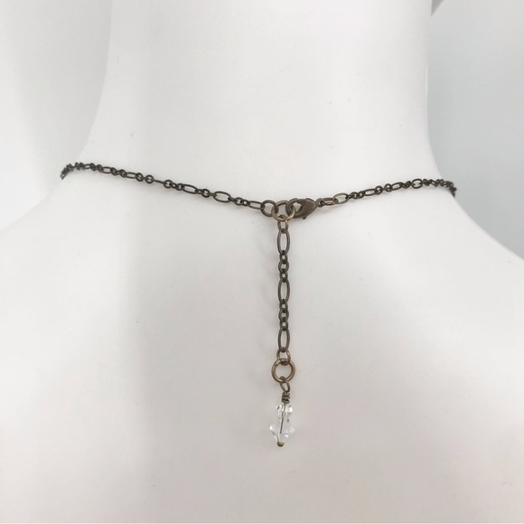 4 for $35🍄 Crystal Necklace and Earring Set - Picture 3 of 7